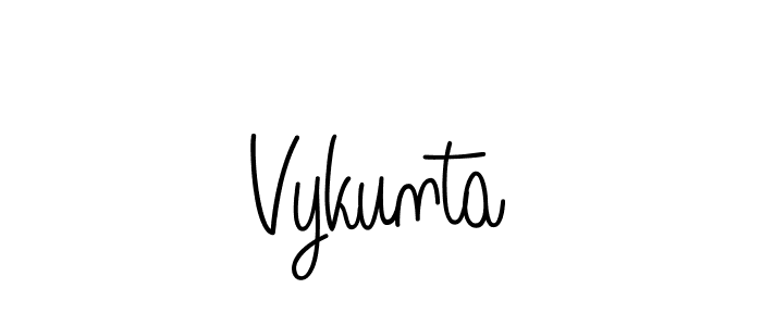 The best way (Angelique-Rose-font-FFP) to make a short signature is to pick only two or three words in your name. The name Vykunta include a total of six letters. For converting this name. Vykunta signature style 5 images and pictures png