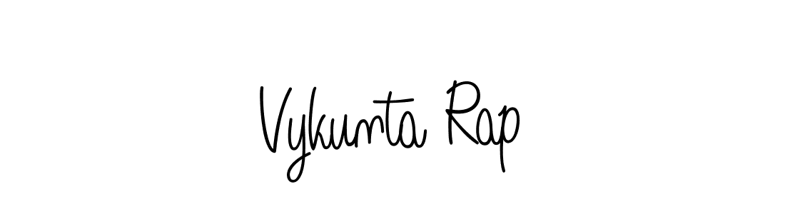 How to make Vykunta Rap signature? Angelique-Rose-font-FFP is a professional autograph style. Create handwritten signature for Vykunta Rap name. Vykunta Rap signature style 5 images and pictures png