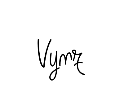 Use a signature maker to create a handwritten signature online. With this signature software, you can design (Angelique-Rose-font-FFP) your own signature for name Vynz. Vynz signature style 5 images and pictures png