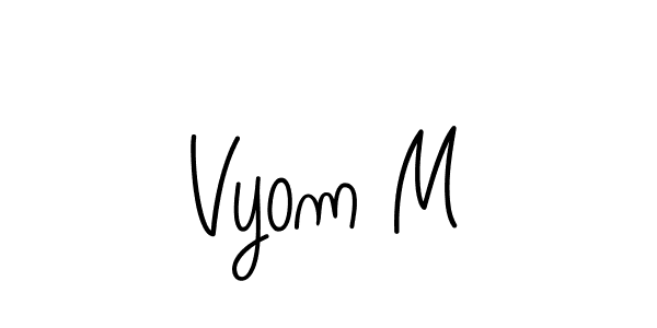 This is the best signature style for the Vyom M name. Also you like these signature font (Angelique-Rose-font-FFP). Mix name signature. Vyom M signature style 5 images and pictures png
