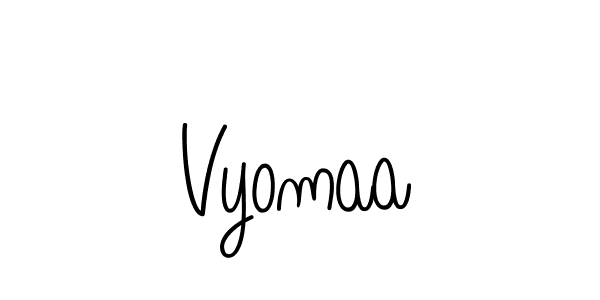 How to Draw Vyomaa signature style? Angelique-Rose-font-FFP is a latest design signature styles for name Vyomaa. Vyomaa signature style 5 images and pictures png