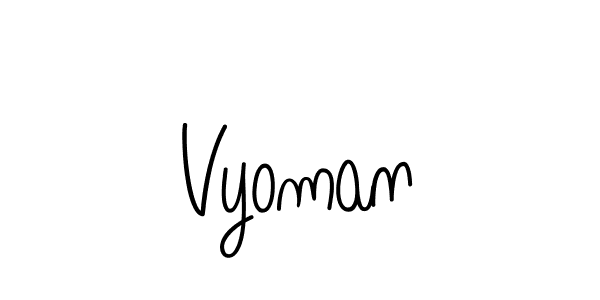 if you are searching for the best signature style for your name Vyoman. so please give up your signature search. here we have designed multiple signature styles  using Angelique-Rose-font-FFP. Vyoman signature style 5 images and pictures png