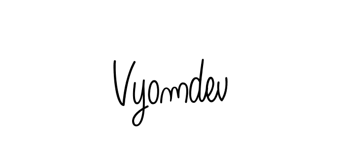 You can use this online signature creator to create a handwritten signature for the name Vyomdev. This is the best online autograph maker. Vyomdev signature style 5 images and pictures png