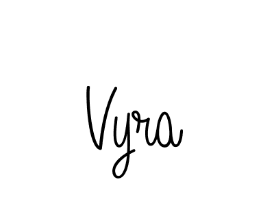 You should practise on your own different ways (Angelique-Rose-font-FFP) to write your name (Vyra) in signature. don't let someone else do it for you. Vyra signature style 5 images and pictures png