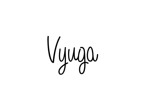 Create a beautiful signature design for name Vyuga. With this signature (Angelique-Rose-font-FFP) fonts, you can make a handwritten signature for free. Vyuga signature style 5 images and pictures png