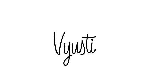 You can use this online signature creator to create a handwritten signature for the name Vyusti. This is the best online autograph maker. Vyusti signature style 5 images and pictures png