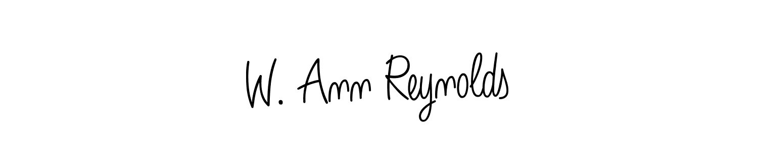 This is the best signature style for the W. Ann Reynolds name. Also you like these signature font (Angelique-Rose-font-FFP). Mix name signature. W. Ann Reynolds signature style 5 images and pictures png