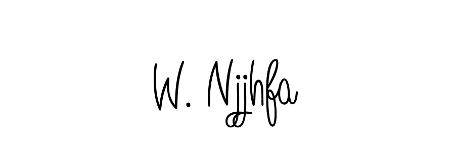 Also You can easily find your signature by using the search form. We will create W. Njjhfa name handwritten signature images for you free of cost using Angelique-Rose-font-FFP sign style. W. Njjhfa signature style 5 images and pictures png