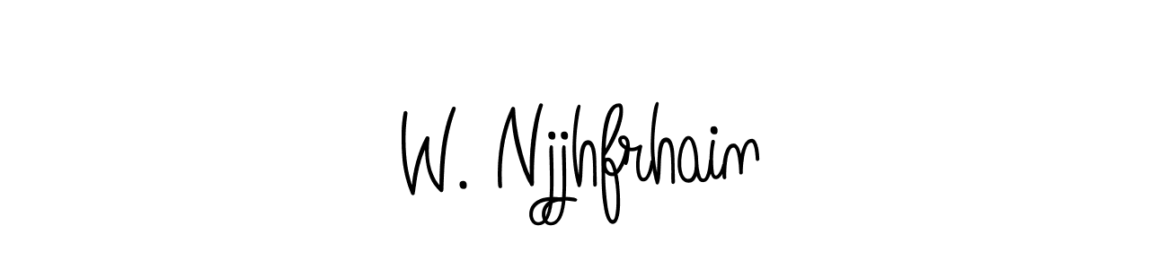 Also You can easily find your signature by using the search form. We will create W. Njjhfrhain name handwritten signature images for you free of cost using Angelique-Rose-font-FFP sign style. W. Njjhfrhain signature style 5 images and pictures png