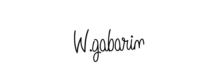 Best and Professional Signature Style for W.gabarin. Angelique-Rose-font-FFP Best Signature Style Collection. W.gabarin signature style 5 images and pictures png