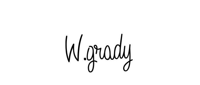 This is the best signature style for the W.grady name. Also you like these signature font (Angelique-Rose-font-FFP). Mix name signature. W.grady signature style 5 images and pictures png