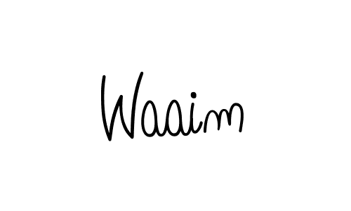 Waaim stylish signature style. Best Handwritten Sign (Angelique-Rose-font-FFP) for my name. Handwritten Signature Collection Ideas for my name Waaim. Waaim signature style 5 images and pictures png
