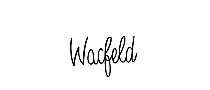 Make a beautiful signature design for name Wacfeld. Use this online signature maker to create a handwritten signature for free. Wacfeld signature style 5 images and pictures png