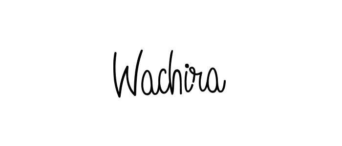 How to Draw Wachira signature style? Angelique-Rose-font-FFP is a latest design signature styles for name Wachira. Wachira signature style 5 images and pictures png