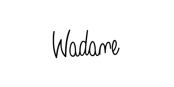 How to make Wadane name signature. Use Angelique-Rose-font-FFP style for creating short signs online. This is the latest handwritten sign. Wadane signature style 5 images and pictures png