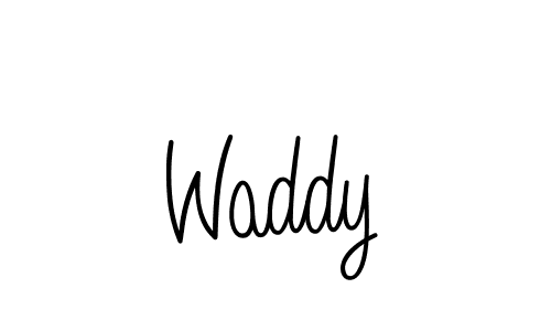 The best way (Angelique-Rose-font-FFP) to make a short signature is to pick only two or three words in your name. The name Waddy include a total of six letters. For converting this name. Waddy signature style 5 images and pictures png