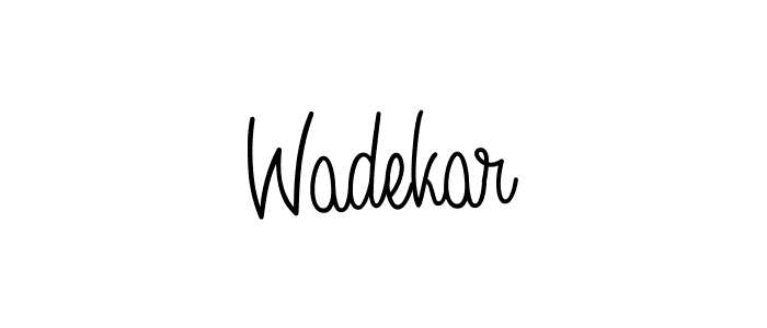 Also You can easily find your signature by using the search form. We will create Wadekar name handwritten signature images for you free of cost using Angelique-Rose-font-FFP sign style. Wadekar signature style 5 images and pictures png