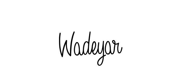 if you are searching for the best signature style for your name Wadeyar. so please give up your signature search. here we have designed multiple signature styles  using Angelique-Rose-font-FFP. Wadeyar signature style 5 images and pictures png