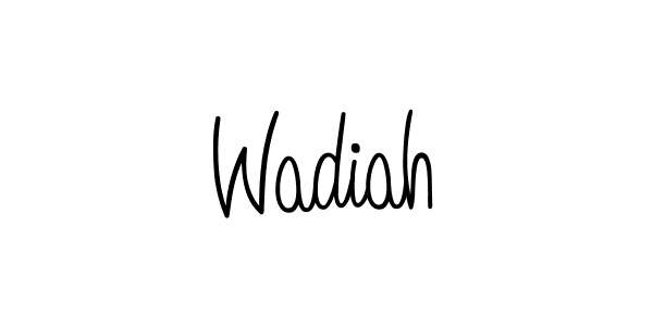 You can use this online signature creator to create a handwritten signature for the name Wadiah. This is the best online autograph maker. Wadiah signature style 5 images and pictures png