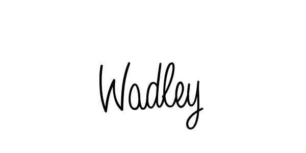 Design your own signature with our free online signature maker. With this signature software, you can create a handwritten (Angelique-Rose-font-FFP) signature for name Wadley. Wadley signature style 5 images and pictures png
