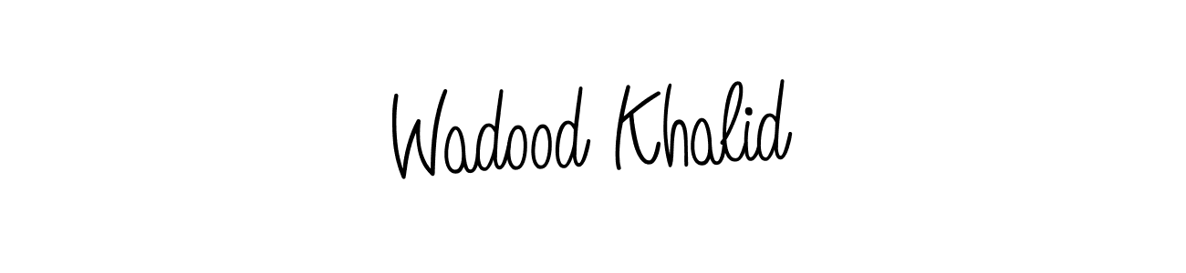 Check out images of Autograph of Wadood Khalid name. Actor Wadood Khalid Signature Style. Angelique-Rose-font-FFP is a professional sign style online. Wadood Khalid signature style 5 images and pictures png