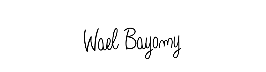 Also You can easily find your signature by using the search form. We will create Wael Bayomy name handwritten signature images for you free of cost using Angelique-Rose-font-FFP sign style. Wael Bayomy signature style 5 images and pictures png