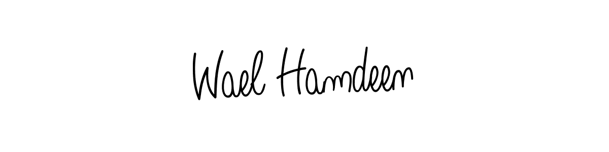 It looks lik you need a new signature style for name Wael Hamdeen. Design unique handwritten (Angelique-Rose-font-FFP) signature with our free signature maker in just a few clicks. Wael Hamdeen signature style 5 images and pictures png