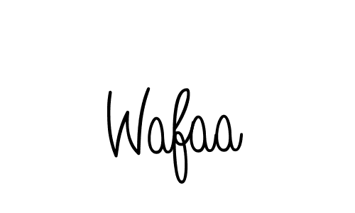 The best way (Angelique-Rose-font-FFP) to make a short signature is to pick only two or three words in your name. The name Wafaa include a total of six letters. For converting this name. Wafaa signature style 5 images and pictures png