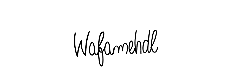 This is the best signature style for the Wafamehdl name. Also you like these signature font (Angelique-Rose-font-FFP). Mix name signature. Wafamehdl signature style 5 images and pictures png