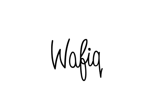 Make a beautiful signature design for name Wafiq. Use this online signature maker to create a handwritten signature for free. Wafiq signature style 5 images and pictures png