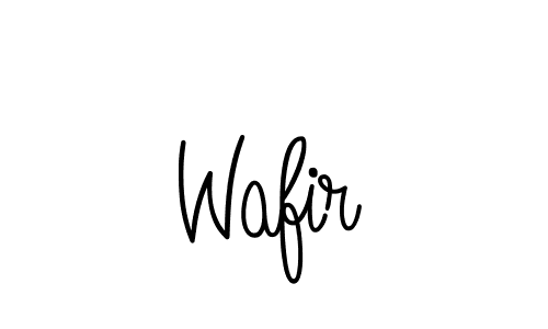 Check out images of Autograph of Wafir name. Actor Wafir Signature Style. Angelique-Rose-font-FFP is a professional sign style online. Wafir signature style 5 images and pictures png