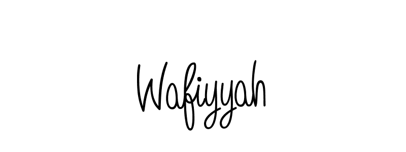 Once you've used our free online signature maker to create your best signature Angelique-Rose-font-FFP style, it's time to enjoy all of the benefits that Wafiyyah name signing documents. Wafiyyah signature style 5 images and pictures png