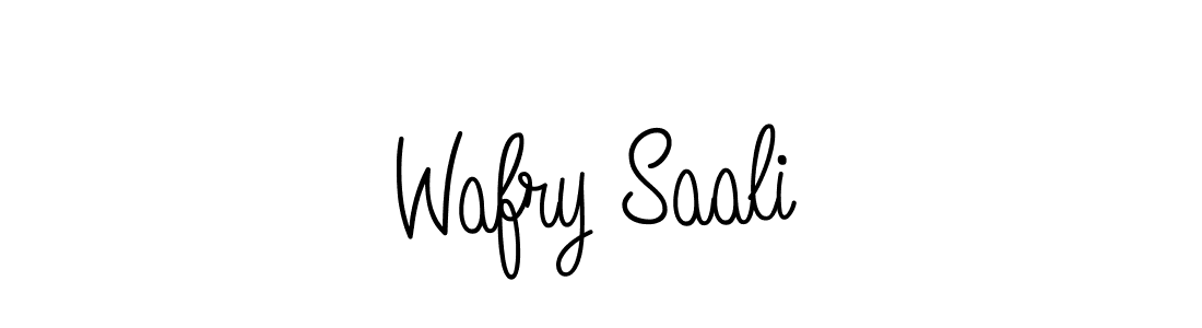 Check out images of Autograph of Wafry Saali name. Actor Wafry Saali Signature Style. Angelique-Rose-font-FFP is a professional sign style online. Wafry Saali signature style 5 images and pictures png