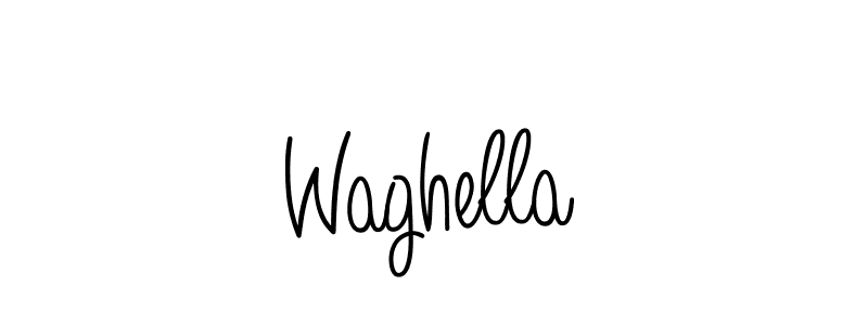 You should practise on your own different ways (Angelique-Rose-font-FFP) to write your name (Waghella) in signature. don't let someone else do it for you. Waghella signature style 5 images and pictures png