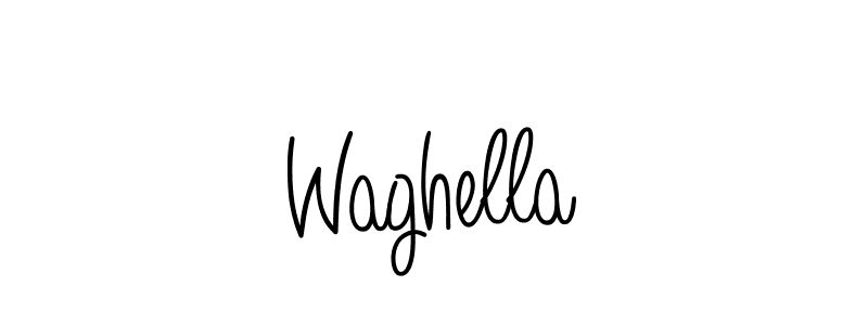 You should practise on your own different ways (Angelique-Rose-font-FFP) to write your name (Waghella) in signature. don't let someone else do it for you. Waghella signature style 5 images and pictures png