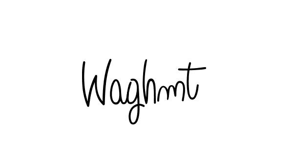 Design your own signature with our free online signature maker. With this signature software, you can create a handwritten (Angelique-Rose-font-FFP) signature for name Waghmt. Waghmt signature style 5 images and pictures png