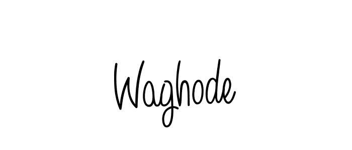Create a beautiful signature design for name Waghode. With this signature (Angelique-Rose-font-FFP) fonts, you can make a handwritten signature for free. Waghode signature style 5 images and pictures png