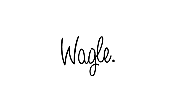 if you are searching for the best signature style for your name Wagle.. so please give up your signature search. here we have designed multiple signature styles  using Angelique-Rose-font-FFP. Wagle. signature style 5 images and pictures png