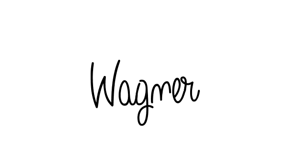 Design your own signature with our free online signature maker. With this signature software, you can create a handwritten (Angelique-Rose-font-FFP) signature for name Wagner. Wagner signature style 5 images and pictures png