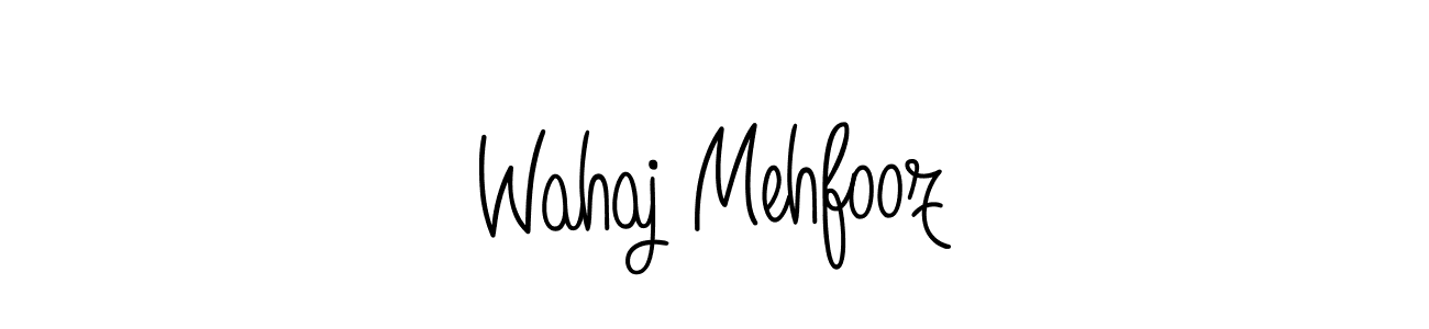 if you are searching for the best signature style for your name Wahaj Mehfooz. so please give up your signature search. here we have designed multiple signature styles  using Angelique-Rose-font-FFP. Wahaj Mehfooz signature style 5 images and pictures png