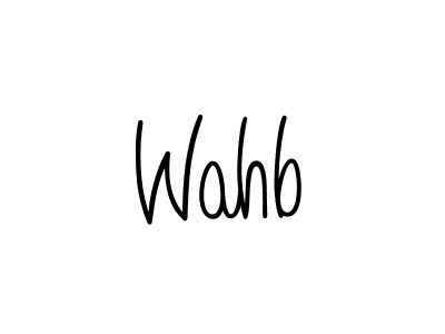 if you are searching for the best signature style for your name Wahb. so please give up your signature search. here we have designed multiple signature styles  using Angelique-Rose-font-FFP. Wahb signature style 5 images and pictures png