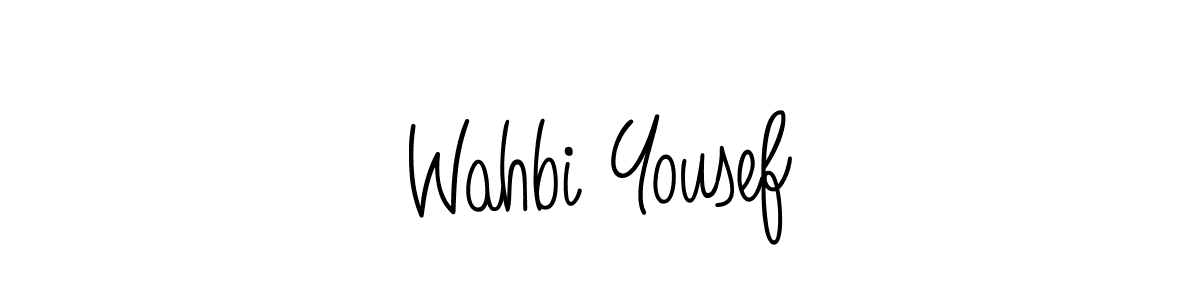 How to make Wahbi Yousef signature? Angelique-Rose-font-FFP is a professional autograph style. Create handwritten signature for Wahbi Yousef name. Wahbi Yousef signature style 5 images and pictures png