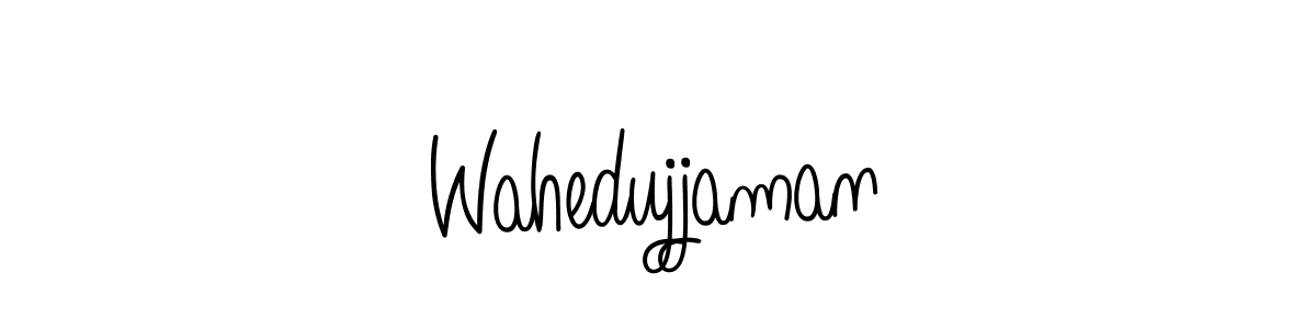 The best way (Angelique-Rose-font-FFP) to make a short signature is to pick only two or three words in your name. The name Wahedujjaman include a total of six letters. For converting this name. Wahedujjaman signature style 5 images and pictures png