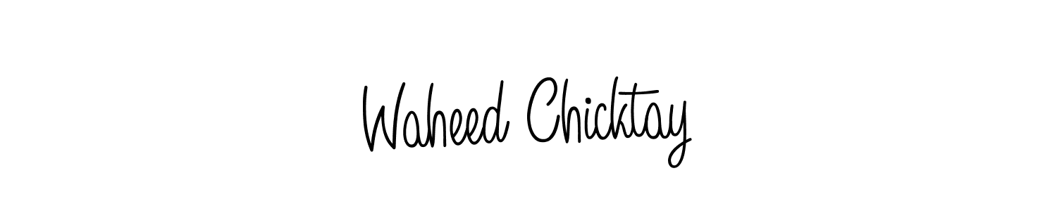 This is the best signature style for the Waheed Chicktay name. Also you like these signature font (Angelique-Rose-font-FFP). Mix name signature. Waheed Chicktay signature style 5 images and pictures png