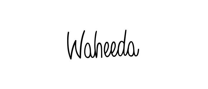 Make a beautiful signature design for name Waheeda. Use this online signature maker to create a handwritten signature for free. Waheeda signature style 5 images and pictures png