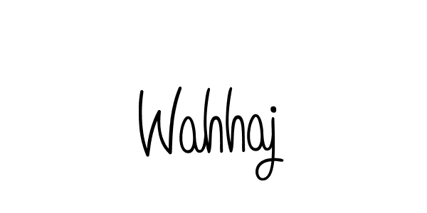 Design your own signature with our free online signature maker. With this signature software, you can create a handwritten (Angelique-Rose-font-FFP) signature for name Wahhaj. Wahhaj signature style 5 images and pictures png
