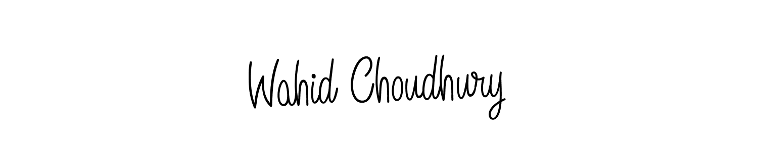 Here are the top 10 professional signature styles for the name Wahid Choudhury. These are the best autograph styles you can use for your name. Wahid Choudhury signature style 5 images and pictures png