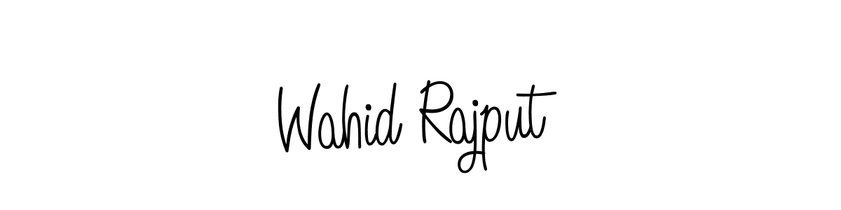 It looks lik you need a new signature style for name Wahid Rajput. Design unique handwritten (Angelique-Rose-font-FFP) signature with our free signature maker in just a few clicks. Wahid Rajput signature style 5 images and pictures png