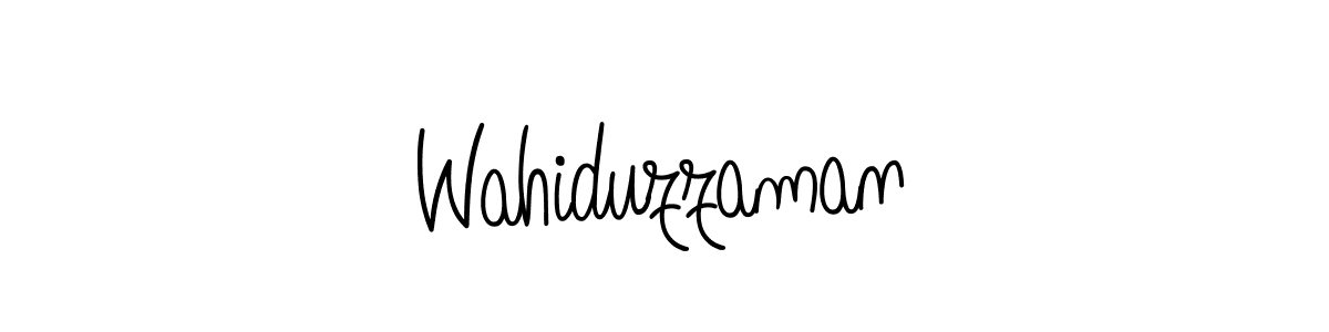 Design your own signature with our free online signature maker. With this signature software, you can create a handwritten (Angelique-Rose-font-FFP) signature for name Wahiduzzaman. Wahiduzzaman signature style 5 images and pictures png