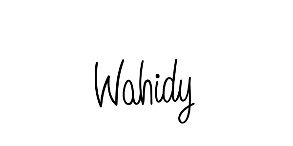 Also we have Wahidy name is the best signature style. Create professional handwritten signature collection using Angelique-Rose-font-FFP autograph style. Wahidy signature style 5 images and pictures png